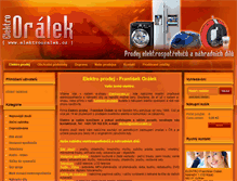 Tablet Screenshot of elektrooralek.cz